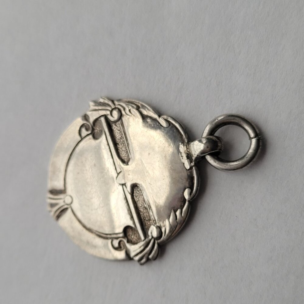 Antique Sterling Pendant Watch Fob 1924 Birmingham England - Picture 11 of 15